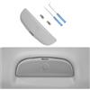 CDEFG Compatibile con Ford Puma MK2 / Kuga 3 MK3 ST Line X 2020-2024 2025 Custodia per Occhiali ABS Anteriore Sunglasses Holder Box Auto Puma 2024 Accessori (Grigio)