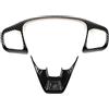 DEMULAX Styling Interni Volante Copertura Trim Adesivo Accessori, for Ford, for Focus, for Kuga Escape 2018 2020, for Fiesta MK8, for Bronco ABS Auto Decorazione del volante(Style A 2pcs)