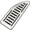 YFQAZXSW Piastra di copertura for pedali poggiapiedi for auto, for Ford, for Focus, for Fiesta, for Mondeo, for Escape, for S-Max, for C-Max, for Jeep, for Compass, 17-20, pedana(Silver)