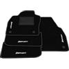 Somer Car Tappetini compatibili con Audi A1 GB 2018-2025, Ricamo Sport, Kit tappetini auto personalizzati, Set tappetini, Moquette auto