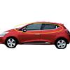 mne parts Compatibile per Renault Clio IV HB 2012-2018 8 Pezzi cromati, Listelli finestrini, Acciaio Inossidabile