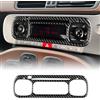 KUNGKIC Per Fiat Panda 2013 2014 2015 2016 2017 2018 2019 Pannello Centrale Condizionatore Auto in Fibra di Carbonio, Griglia di Scarico dell'aria Decorativa per Interni, Adesivo Accessorio, Regalo