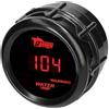 MOCNT Manometro Temperatura Acqua 2 52mm Indicatore Calibro Temperatura Dell'acqua per Auto Fahrenheit Luce Rosso Digitali Temperatura Acqua Strumenti Misuratore con Sensore