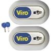 VIRO Van Lock Compact Coppia KA Chiavi Uguali