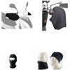 farbrothersonline COMPATIBILE CON HONDA VISION 110 COPRIMANOPOLE PARAFREDDO IN NEOPRENE IMPERMEABILE COPRIMANO SALVAMANI UNIVERSALI PER MANOPOLE MANUBRI MOTO SCOOTER FACILE MONTARE