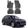 OMAC Tappetini in Gomma Compatibili con Audi Q3 Q3 Sportback F3 2018-2025 Tappetini Auto Nero 4X
