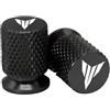AZQUZVZI Compatibile con Yamaha MT 03 07 09 10 125 MT07 MT09 SP MT10 Mt03 Tracer 9/900/7/700 GT Tracer900gt Copritappi stelo valvola pneumatici moto (Size : MT black)