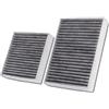 MOTOHIRO Filtro abitacolo for Citroen C3 II 2009-2019 for C4 CACTUS 2014-2019 for DS 3 2009-2015 for modello DS 5 Aria condizionata incorporata Filtro al carbone 964977468 Filtri dell'aria abitacolo