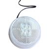 Fristom MelTruck Luce di ingombro LED ⌀80mm con riflettore 12V 24V Rimorchio Camion Caravan E9 - Bianco Arancione Rosso
