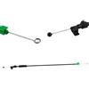 Inly Parts INLY Cavo Bowden Cavo sbrinatore Cavo di controllo Cavo di comando compatibile con VW Amarok (2010->) Transporter T5 T6 (2003-2019) 7H1819835C 7H1819835 7H1819835A 7H1819835B