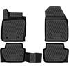 Element Set di Tappetini Auto in Gomma TPE 3D per Ford ECOSPORT | dal 2012 | Tappetini Auto Originali 100% Adatti, Gomma Auto Universali Resistanti, Tappeto