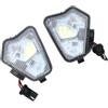 YANHAO LED Lato Sotto Specchio Pozzanghera Luce, Uso adatto per Mercedes Classe B W242 W246 2012-2017 2 pezzi LED sotto specchietto laterale luce pozzanghera bianco