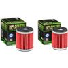 DB PARTS Set di 2 filtri olio compatibili con Fantic 125 Caballero Motard 4T 2010 2011 2012 2013