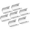 SQOFHFB Rifiniture interne per auto 7 Pezzi ABS Cromato Interruttore Pulsante Alzacristalli Pomello Copertura Finitura Per VW Per Tiguan MK2 2017-2022 Accessori Interne Decorative