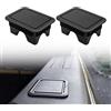 GUZIKO Coperture tascabili per paletti adatte per Dodge Ram 1500 2500 2019 2020 2021 Pickup Truck Bed Rail Palo Pocket Covers Tappi 2 Pz