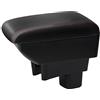 YJYWZH Bracciolo per Suzuki Swift 2005-2026 con 5 USB | 2 USB anteriori e 3 USB posteriori, Doppio vano portaoggetti, Bracciolo centrale, Pelle PU, Base specifica per veicolo