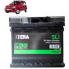 Generico Batteria 50Ah per Fiat Panda 1.2 1.4 benzina 1.3 MJT gasolio 2003+