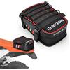 NICECNC rosso impermeabile Dirt Bike Borsa Fender posteriore, Organizzatore universale Motocross Tool con striscia riflettente per avventura off-road & Enduro Riding