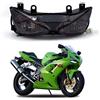 Bruce & Shark Fari Gruppo faro anteriore per moto adatto per Kawasaki Ninja Zx636 Zx6R 2003-2004 Smoke