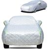 Generico Antigrandine Telo Copriauto per Fia t Punto 199 III Evo Grande Punto 2005-2019, Telo Grandine Auto Antipolvere Impermeabile Spessa E Anti-Neve(Silver)
