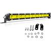 RIGIDON 33cm 60W Barra luminosa a LED 12V 24V riga Unica Fari Luce di Lavoro Inondazione Fendinebbia Impermeabile Fuoristrada Off Road 4x4 4WD SUV ATV UTV Camion Veicoli, 3000K Giallo Luci di guida