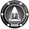 AZgraphishop PROTEZIONE TAPPO BENZINA RESINA 3D COMPATIBILE CON DUCATI MULTISTRADA 1260 S FM-1011 (Grigio)