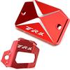 CCYYMOWOK Accessori per Benelli TRK 502 X 502X trk502x Leoncino 500 Tappi coperchi protezione del tappo del serbatoio olio del freno anteriore e posteriore per moto (Rosso)