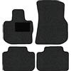 Alpha-Tex Produktions- und Handels GmbH Tappetini adatti per BMW X3 Tipo F97, G01 (Costruzione 2017 - attuale), Hit antracite | 4 pz. | Bordo beige