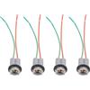 Klanata Connettore cablaggio portalampada da 4 pezzi per lampadine W16W con base a cuneo - Impermeabilizzazione ad alta resistenza, durevole, facile installazione per camion, SUV,