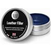 The Scratch Doctor Scratch Doctor - Compound di riparazione in pelle blu scuro, 50 ml, adatto per riempire fori crepe, graffi, macchie su mobili in pelle, sedili auto, scarpe e borse
