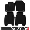 Car Mat Co TEXER Tappetini in tessuto adatti per Honda Civic IX Diesel anno di costruzione 2012-2016 Basic