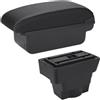 BTHMGBAE Bracciolo Centrale Per Opel Per Astra J 2012 2013 2014 2015 2016 2017 2018 2019 2020 Bracciolo Box Auto Bracciolo Box Portaoggetti Accessori Auto Bracciolo Portaoggetti(C3 Black white NOUSB)