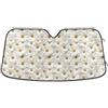 sanluoli Paralume bianco margherita per parabrezza auto pieghevole parasole parasole per finestrini anteriori viseras para el sol para carote M