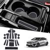 Ruiya Compatibile con Kia Ceed Proceed/XCeed GT Line (Automatico) 2018-2026 Tappetini Antiscivolo, PVC Tappetini in Gomma Tappetino Bracciolo Antiscivolo Interno Tappetini XCeed Accessori, Bianco