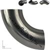 Samma Parts Tubo in Acciao Inox Angolare per Scarico Auto - Diametro 50, Spessore 1.2 mm, 1 Metro, Tubolare Tondo per Marmitta con Foro Modulare e di Facile Installazione - SAMMA PARTS