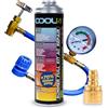 Cool5 Gas di ricambio + accessori (gas di ricambio 5 in 1 R1234YF + tubo + adattatore)