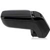 rati ARMSTER 2 Bracciolo specifico, nero per Opel Mokka (2012-), con vano portaoggetti e pieghevole