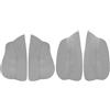 DEMULAX For Citroen, Xsara Picasso, copertura del pannello del bracciolo della portiera in pelle microfibra 4 pezzi con raccordi di montaggio Accessori interni auto Pannello di rivestimento della port