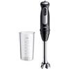 Braun MultiQuick Pro 5 MQ55001M, Frullatore a Immersione, Tec PowerBell Plus, 25 Velocità+Turbo, Sistema Easy Click Plus, Impugnatura Ergonomica, Albero in Acciaio, Bicchiere da 600ml, 1000W, Nero