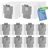 howekuze 10 sacchetti per aspirapolvere Roborock QV 35A/35S/Saros 10/10R/Qrevo Maste/Qrevo Curv/Qrevo S5V/Q Revo/Qrevo S/Qrevo Pro/Qrevo Slim/Qrevo Edge/S8 MaxV Ultra,Accessori di ricambio compatibili