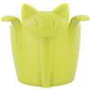Fdit Accessorio per set da tè con filtro per filtro da colino per infusore di tè in silicone a forma di gatto sveglio pratico pratico per ufficio a casa(verde)