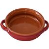Fratelli Colì Tegame Senza Coperchio con manici, Rossana in Terracotta, Zuppiera con manici, Colì Maioliche e Terrecotte dal 1650, Rosso, diametro 20 cm