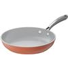 CIARRA Beyond - Padella 26 cm - Rivestimento antiaderente - senza coperchio - Tutte le fonti di calore compresa induzione - Non tossico - Senza PTFE e PFOA - Arancione