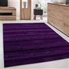 Carpettex Moderno Tappeto per Soggiorno 200x300 (200 x 290 cm) Viola, Design Monocromatico Tappeto Rettangolare a Pelo Corto per Cucina, Sala da Pranzo e Camera da Letto, Morbido e Facile da Pulire