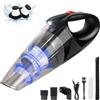 Libershine Aspirabriciole Senza Fili, 5000 Pa USB Mini Aspirabriciole Auto Senza Fili, con Illuminazione a LED Filtri & Accessori per la Pulizia di Auto, Animali, Cucina, Ufficio, Famiglia