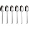 Sambonet Neutra W0724 - Set di 6 cucchiai per moca, in acciaio INOX 18/10-52569A37 [SP]UVP: 30,90