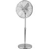 EFFE VENTILATORE A PIANTANA CROMATO DIAMETRO 40CM 4 PALE | Testa inclinabile, Regolabile in altezza, 3 velocità