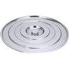 Colcolo Coperchio in Acciaio Inox per Pentole E Padelle, Ideale per Barbecue, Ristoranti E Picnic, Diametro interno 40 cm