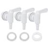 Jenngaoo 3 Pezzi Rubinetto in Plastica per Birra, Plastica Rubinetto Dispenser Secchio per Birra in Plastica Rubinetto con Accessori per Birra Fatta in Casa
