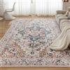 CHOSHOME Tappeto Soggiorno Classico Tappeti Soggiorno Tappeti Camera da Letto Tappeti Vintage Salotto Grandi Dimensioni Tappeto Pelo Corto Orientale Tappeto Stile Antiscivolo 300X400CM